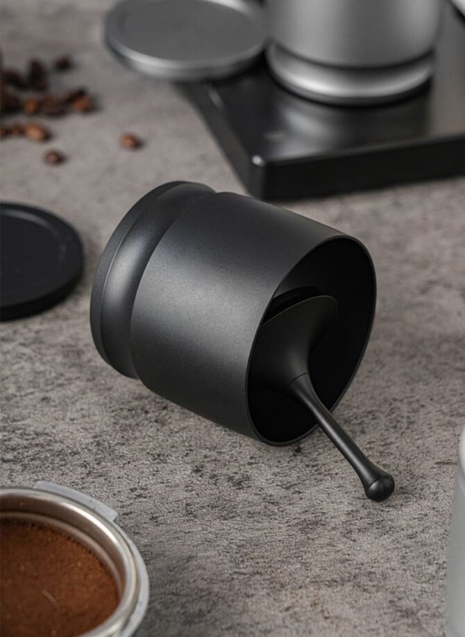 58mm Aluminum Alloy Coffee Grounds Dosing Cup with Lid – Anti-Spill - Image 7